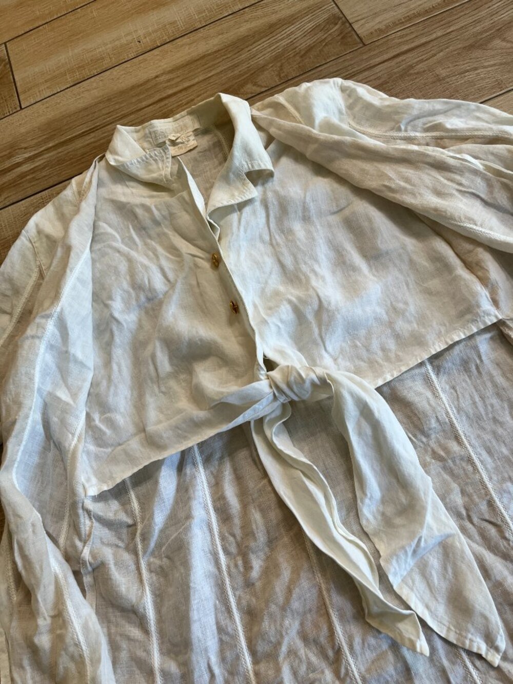 Womens Escada Margaretha Ley Vintage Cream Blouse - 36 - Picture 5 of 8